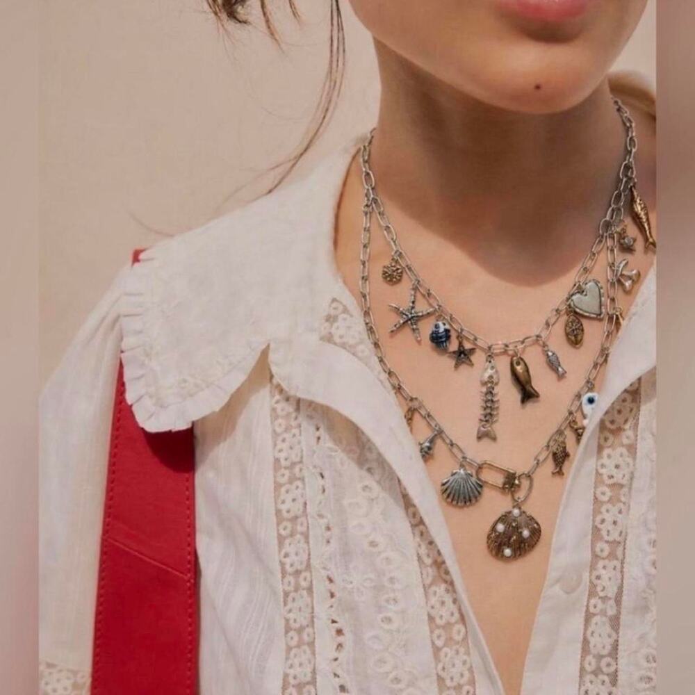 FP Double Stranded Charm Necklace